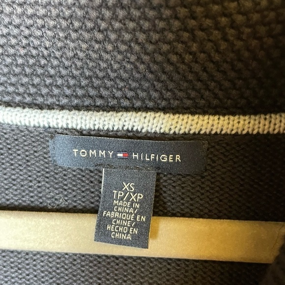 Tommy Hilfiger Argyle Button Up Sweater Cardigan - Picture 5 of 7